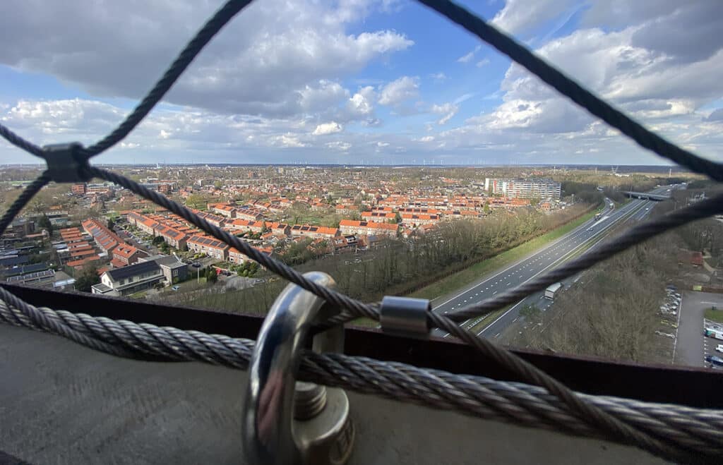 Uitzicht op Harderwijk vanuit de Toekan Toren