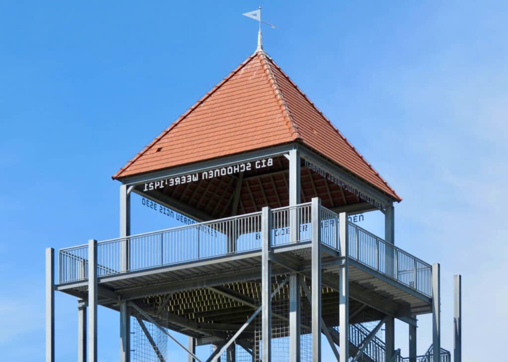 Platform op de uitkijktoren Nuwendoorn