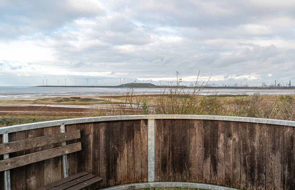Uitzicht vanaf uitkijktoren Aan Zee