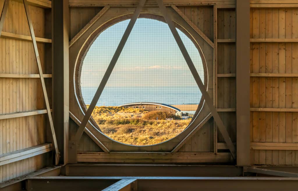 Uitzicht vanuit uitkijktoren De Zeearend