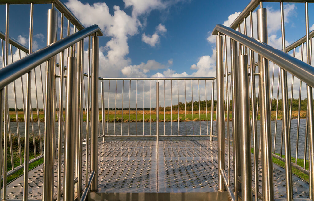Platform van uitkijkpunt Het Balkon in Broekpolder