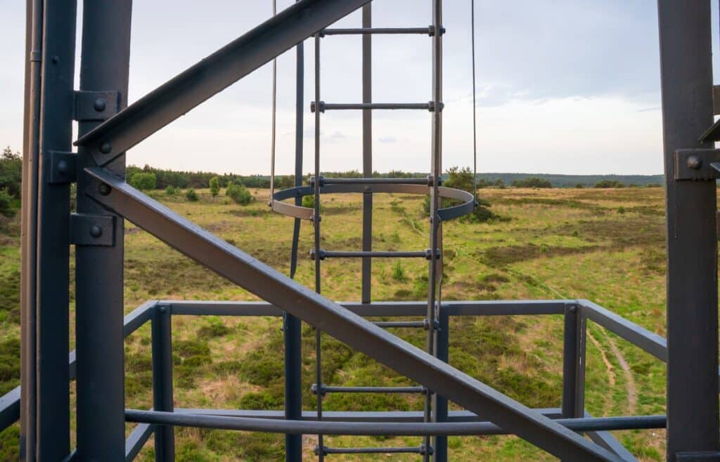 Uitzicht vanaf brandtoren Rozendaalse Veld