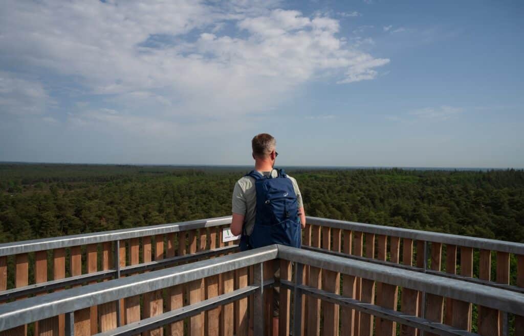 Uitzicht vanaf uitkijktoren Loenermark